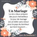 Beaux Poèmes Pour Un Mariage à Lire Aux Mariés - Félicitations Et Discours